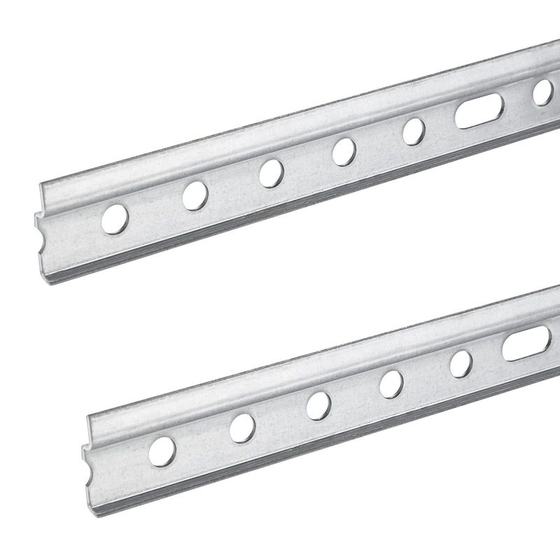 2 Pieces Hanging Rails 457mm Cabinet Hanger Cupboard Rails for Kitchen ...