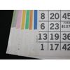 BINGO PAPER Cards 9 on 7 Blue Border - 10 packs