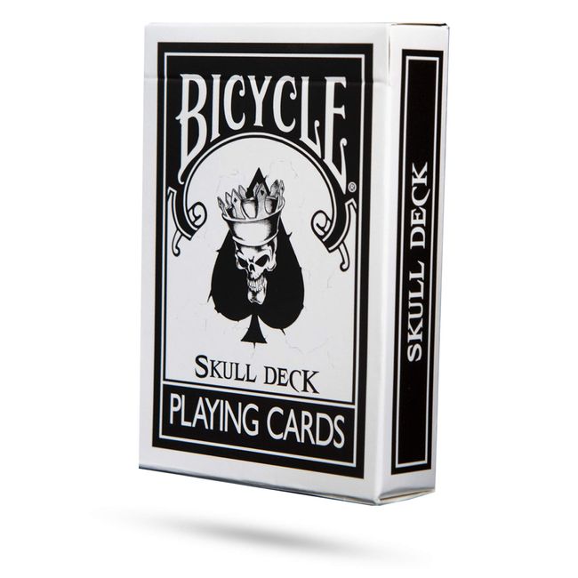 Bicycle Skull Deck Playing Cards with 4 Bonus Magic Cards