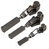 FixnZip Small Medium Large Black Nickel Replacement Zipper Slider Zip Puller 3 Pack