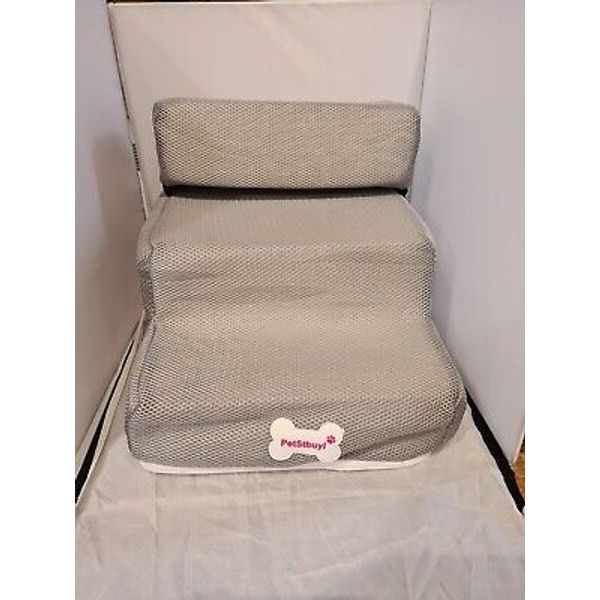 Small Pet Steps Dog Pet Stairs Removable Cover Ramps High Density Memory Foam