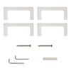 Wall Mount with Reversible "L" Bracket Prestige Series Hinge w/5 degree Pin An