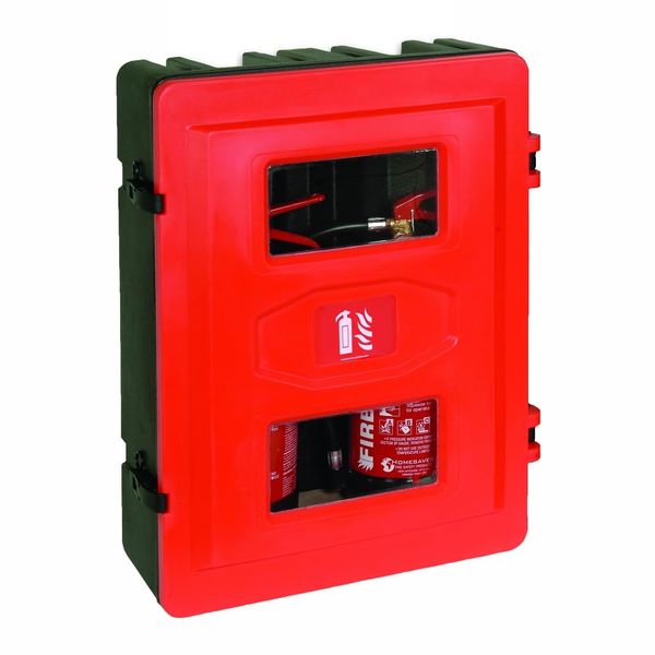 New Double Fire Extinguisher Cabinet