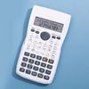 Scientific Calculator with 240 Functions, Large Display, Sliding Hard Cover for Students, Function Calculator, Calculators Include Trigonometric Functions (Simple White)