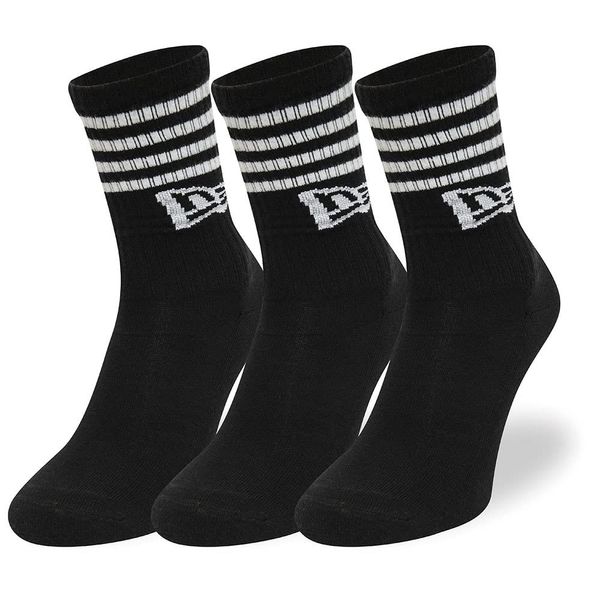New Era Stripe Crew Socken Black 43