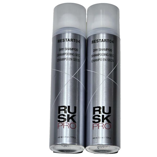 2 Pack Rusk Pro Restart 04 Dry Shampoo 5.4oz