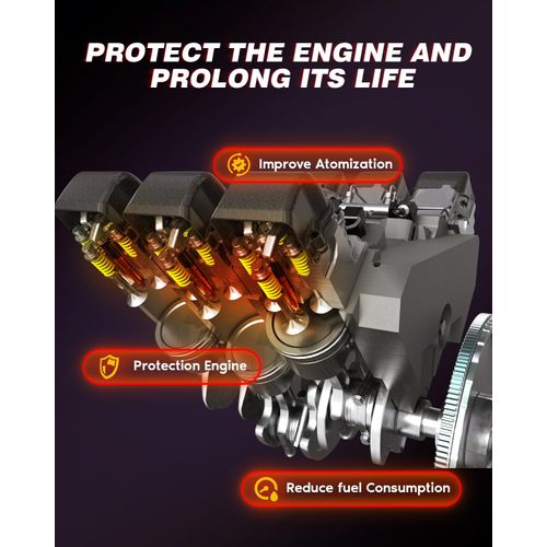 ANGLEWIDE For Volvo Fuel Injectors 4 Holes Fuel Injector Automotive Engine Compatible with Volvo XC90 S60 2012-2013, C70 2006-2013, C30 2008-2013, S40 2004-2011, V50 2005-2011 Set of 5