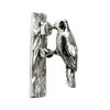 Bright Chrome Woodpecker Door Knocker