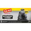 Glad Guaranteed Strong Large Quick-Tie Trash Bags, 30 Gallon, 21 Count