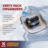 Vertx Pack Zip Pouch Organizer Insert Attachment for Backpack, Bag, Travel, Organization Pouches, Medium