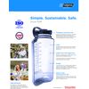 Nalgene HDPE Wide Mouth Round Container, 16 Oz