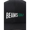 Beams Golf A-FLEX Mesh Flag Logo Cap, Black, Black