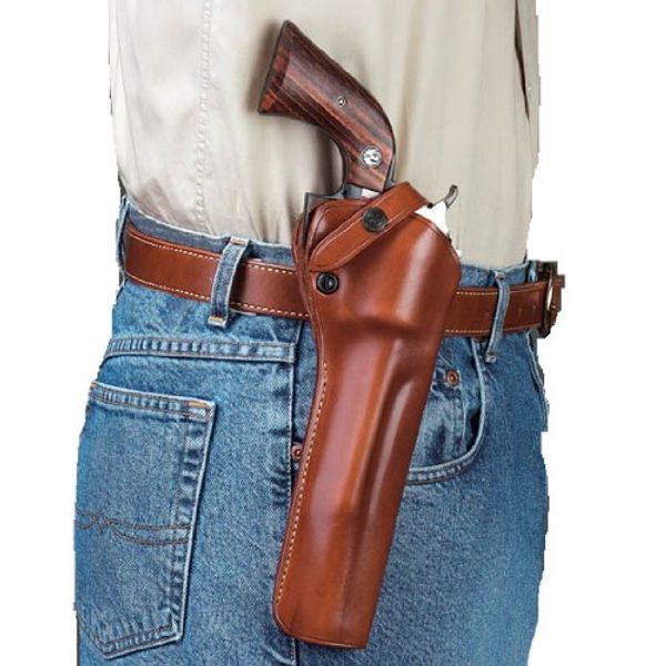 Galco SAO Single Action Outdoorsman Holster for Long Barrels Ruger .44 Super Blackhawk 7 1/2-Inch (Tan, Left-Hand)