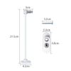 LN COZY CORNER Window Restrictor, 8pcs Child Safety Window Locks, Adjustable Window Stops with Screws, White