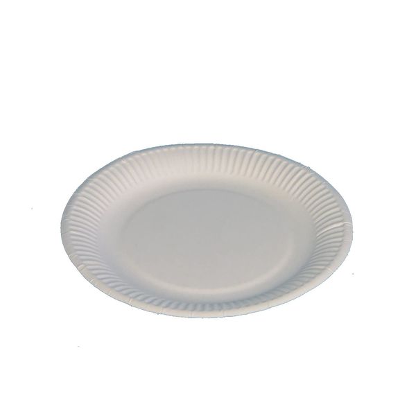 Pro DP 1000 Bio Frischfaser Pappteller rund Ø20cm Kuchenpappen Imbissteller Papierteller Einwegteller Einweggeschirr - Inkl. VerpG in D