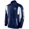 Dallas Cowboys Foundation Crinkle Track Jacket, navy
