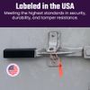 Assuretight 23R Security Seals 9-Inch - Self-Release, Adjustable, Multipurpose Plastic Seals (100-Pack, Green)