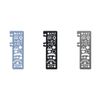 Delphonics Rolburn Pocket Memo Template (Silver)