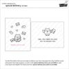 Lawn Fawn Special Delivery 4X6 Clear Stamp Set