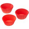 Red cases for cupcakes