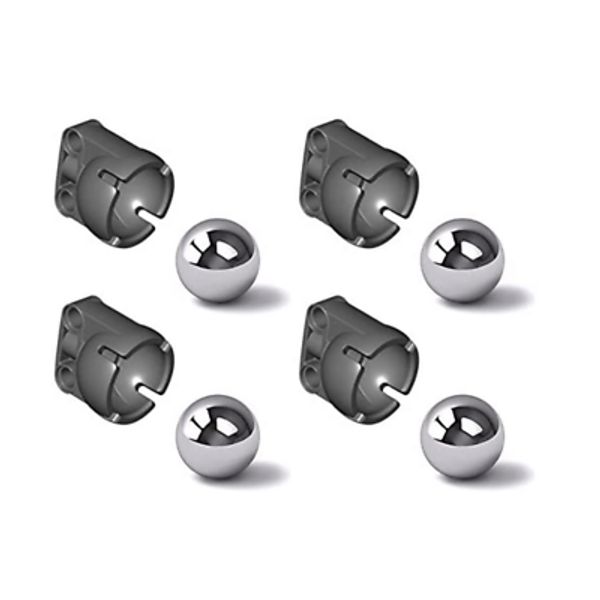 LEGO Technic Steel Ball Caster Set (4 Sets) Mindstorms LME EV3 Robot 8 PCS