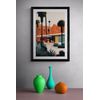 1960s Mid Century Modern Atomic Age Art Print nps19
