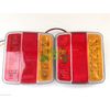 2 Rear Trailer 12V LED Square Combination Lamps Lights MP8893