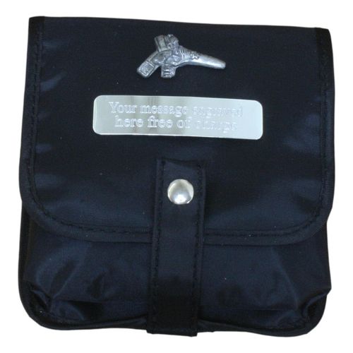 Pistol Holster Personalised Travel Pill Box with Free Engraving 279