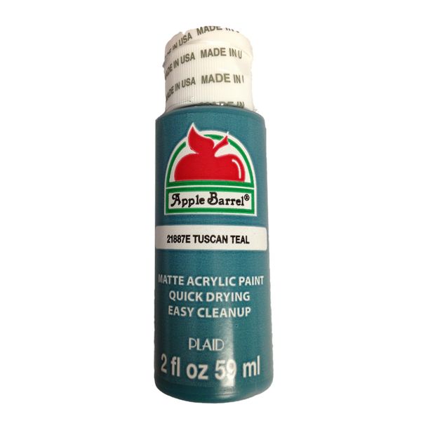 Plaid:Craft Acrylic Paint, Tuscan Teal, 2oz