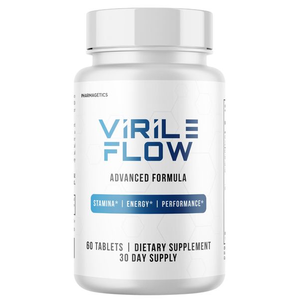 Virile Flow for Men Pills, VirileFlow Male Performance & Virility - 60 Tablets