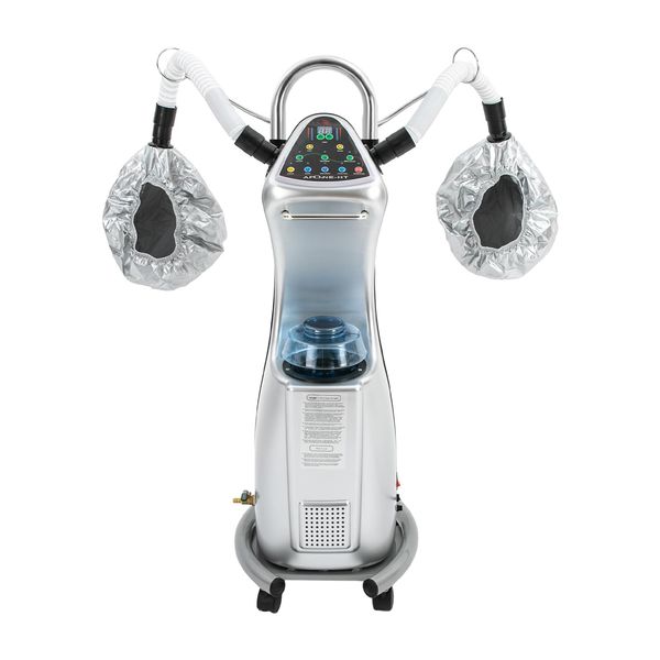 Standing Hair Steamer, 650W Multifunction Hooded Hair Dryer Hair Color Processor Hair Treatment Machine Height Adjustable