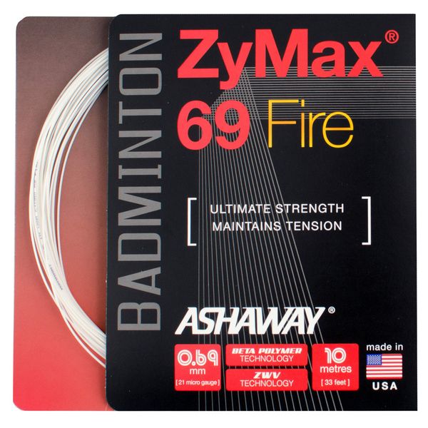 ASHAWAY ZyMax 69 Fire Badminton-Set, 0,69 mm