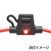 STRAIGHT 35-1502 Mini Fuse Holder, Waterproof Type, LED Indicator Included