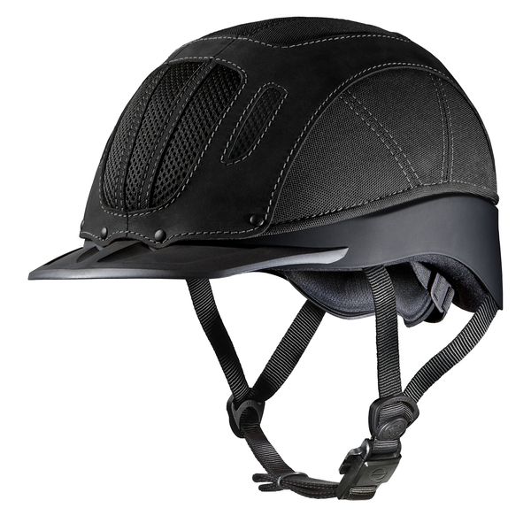 Troxel Sierra Black Western Equestrian Helmet Safety Certification (Medium)