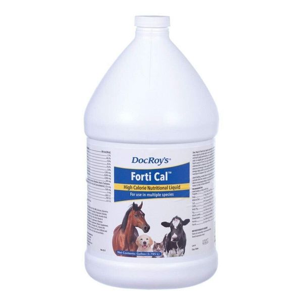 Doc Roy's Forti Cal - High Calorie Nutritional Energy Liquid Supplement, Vani...