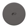 Black Initial Letter E Heart Minimalist Gray PopSockets Adhesive PopGrip