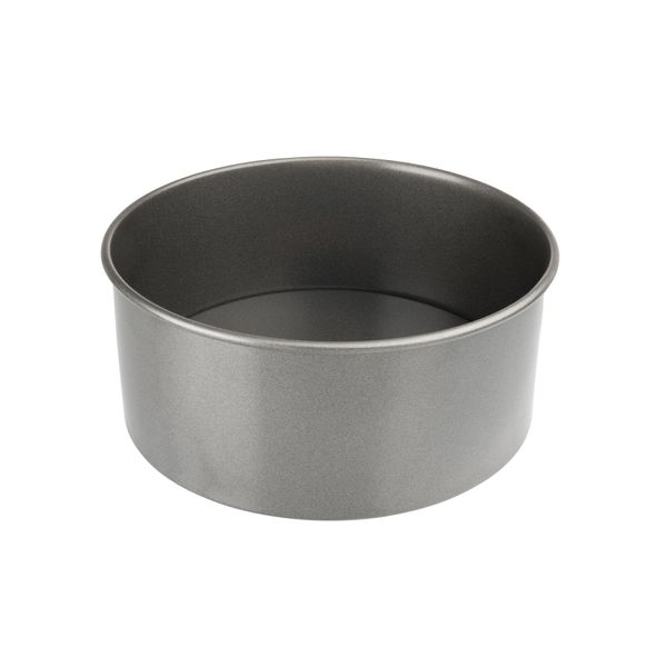 Luxe Kitchen Round Loose Base Deep Cake Pan - 20cm Diameter with Non-Stick Coating