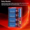 5V/12V/24V Relay module,4 Channel Optocoupler Relay Module Board High & Low Trigger (5V)