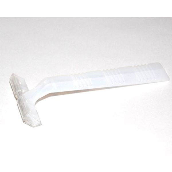 Single Blade Disposables Razors - White - 200 Count For Professional or Home Use