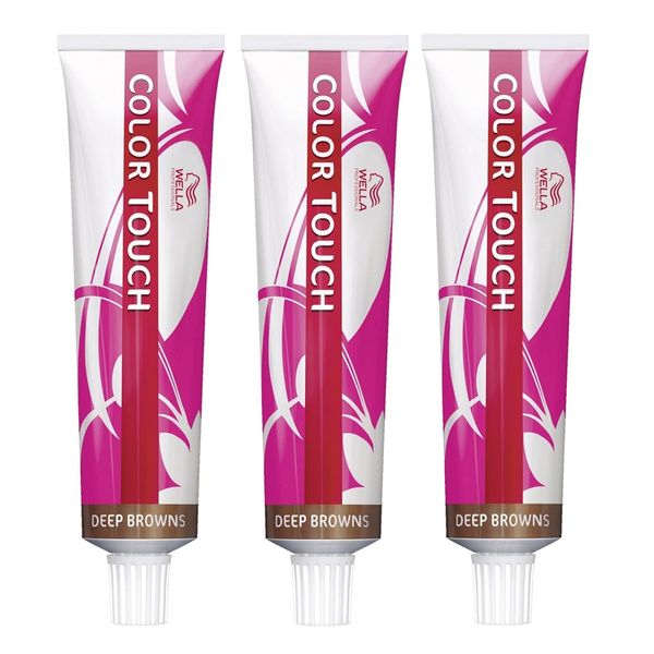 WELLA Professionals Colour Touch 6/4 Dark Blonde Red 60 ml Pack of 3