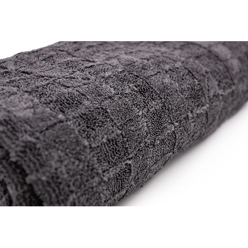 The Rag Company - The Gauntlet Drying Towel - 70/30 Blend Korean Microfiber, Designed to Dry Vehicles Faster Without Scratching Paint or Glass, 900gsm, 20inx30in, Ice Grey/Grey, Pack of 1