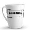 Makoroni - CANDLE MAKING - 12 Oz. Ceramic LATTE MUG Coffee Drinking Cup, DesZ1