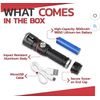 2 Pack LumiNRG Tactical Rechargeable Flashlights- High Powered 1000 Lumens