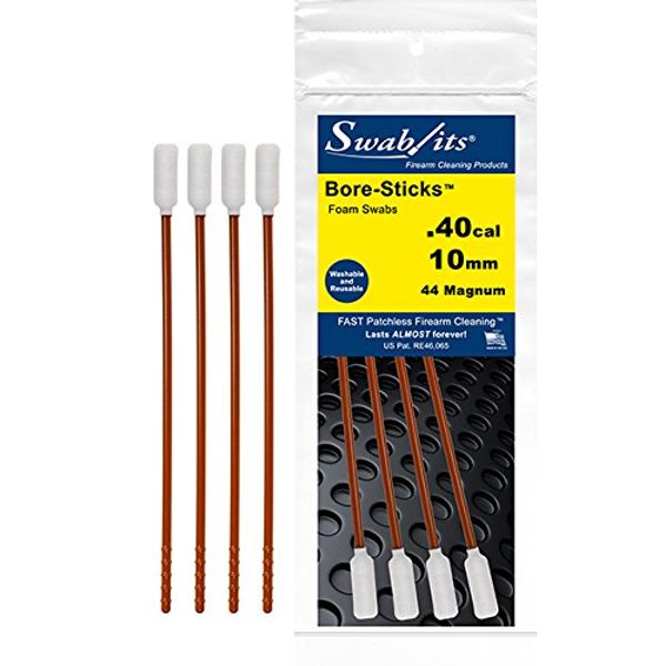 SWAB-ITS Made in The USA 40 Caliber 10mm 410ga One-Piece Rod Barrel Cleaning Swab 43-4009