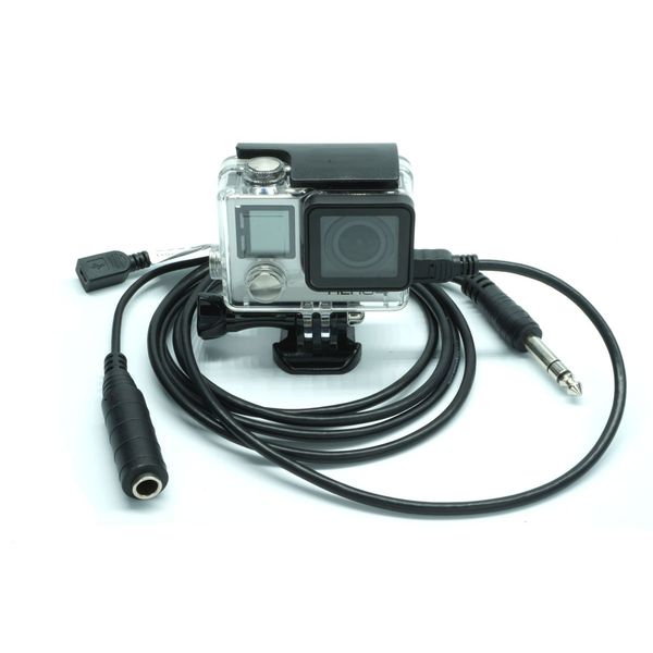 Nflightcam Aircraft Audio/Power Cable for GoPro Hero