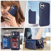 [Hamany] iPhone 16 Case, Magsafe Compatible Wireless Charging iPhone 16 Case, Separated Type, Back Card Storage, Stand Function, iPhone 16 Case, Magnetic, Ring Included, Leather Smartphone Case,