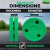 Green Biscuit Snipe ShootingTraining Puck (Single)