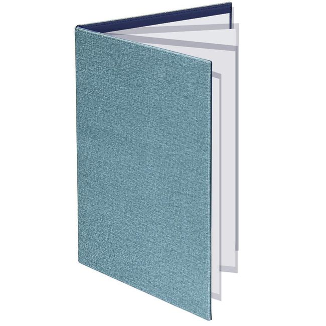 Menu Book Hardcover 8 Pages (8 sides) A4 PRO-MFA4-8 (Turquoise)