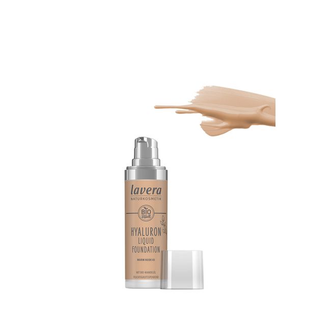 LAVERA Warm Nude Hyaluron Liquid Foundation, 30 ML