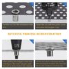 Wkmamo 120 Pcs M8 Rivet Nuts, 304 Stainless Steel Threaded Rivetnut Insert Nutsert, Flat Head Threaded Rivetnut Insert Rivnut Assortment Kit
